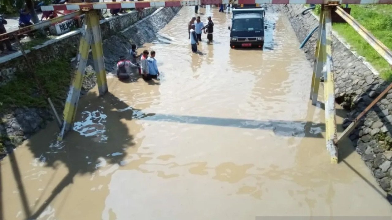 Banjir di Kota Surakarta tanggal 04 April 2019