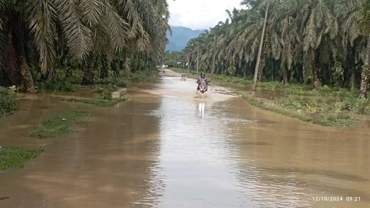 Banjir di Kab. Aceh Tamiang tanggal 12 Oktober 2024
