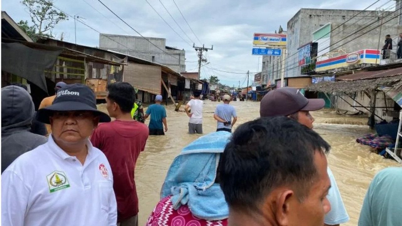 Banjir di Kab. Aceh Tamiang tanggal 12 Oktober 2024