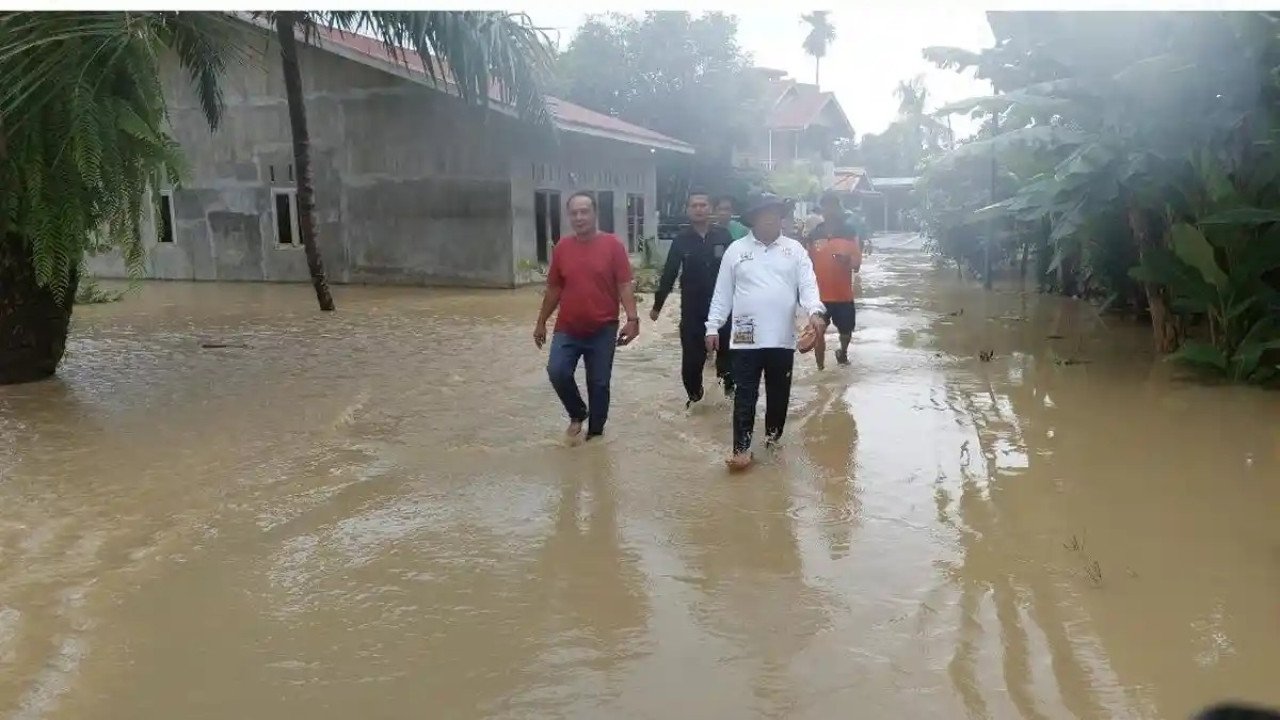 Banjir di Kab. Aceh Tamiang tanggal 12 Oktober 2024