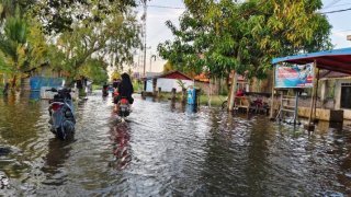 Banjir di Kota Tanjung Balai tanggal 17 Oktober 2024