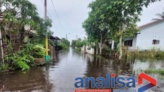 Banjir di Kota Tanjung Balai tanggal 17 Oktober 2024