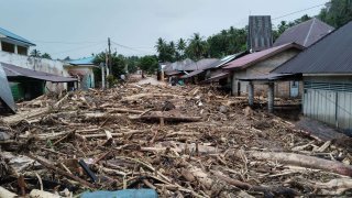 Banjir di Kab. Tapanuli Selatan tanggal 18 Desember 2024