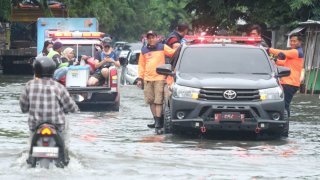Sejumlah desa di wilayah Kecamatan Waru Tergenang Banjir