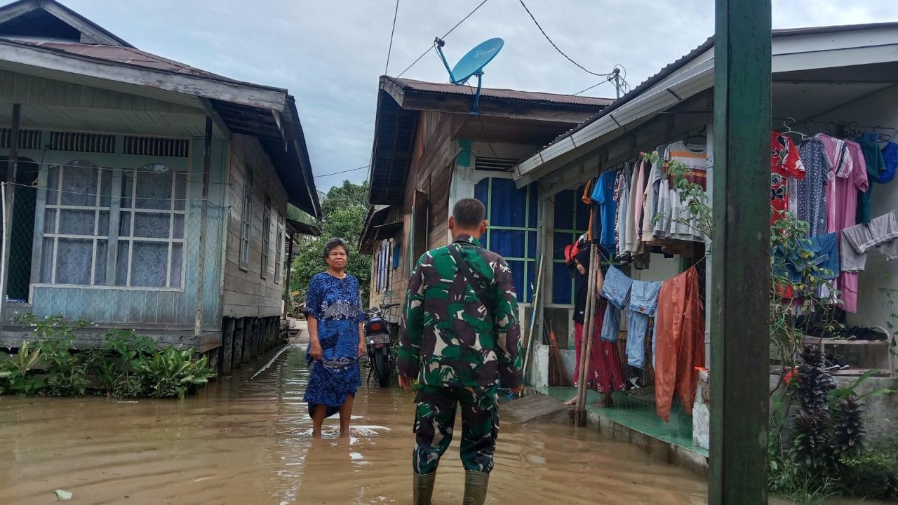 Banjir di Kab. Balangan tanggal 25 Desember 2024