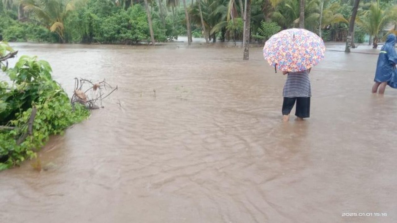 Banjir di Kab. Sikka tanggal 01 Januari 2025