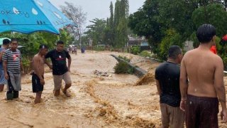 Banjir di Kota Bitung tanggal 02 Januari 2025