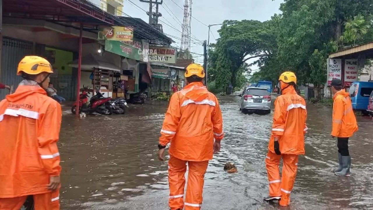 Banjir di Kota Blitar tanggal 07 Januari 2025