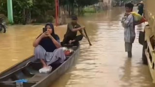 Banjir di Kab. Kampar tanggal 13 Januari 2025