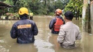 Banjir di Kota Binjai tanggal 13 Januari 2025
