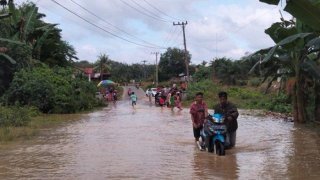 Banjir di Kab. Aceh Tamiang tanggal 14 Januari 2025