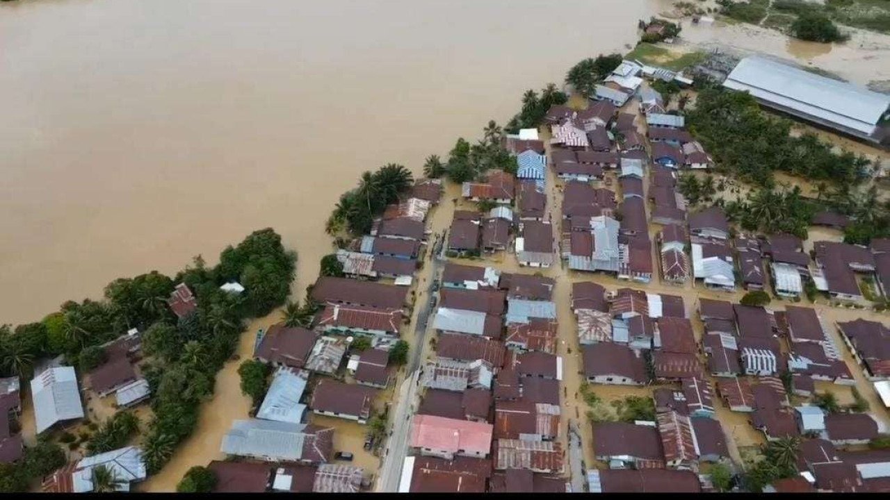 Banjir di Kab. Malinau tanggal 14 Januari 2025