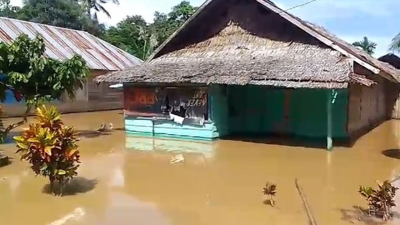 Banjir di Kota Palopo tanggal 14 Januari 2025