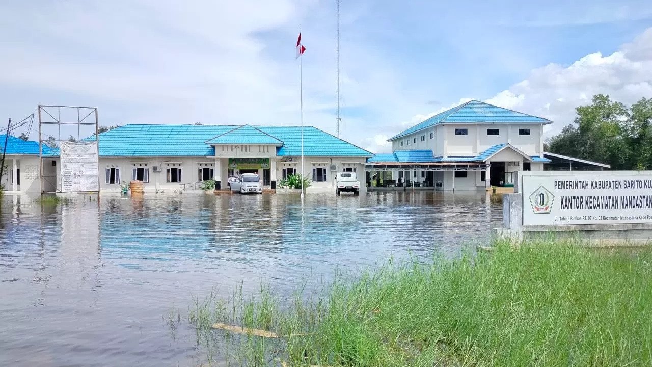 Banjir di Kab. Barito Kuala tanggal 15 Januari 2025