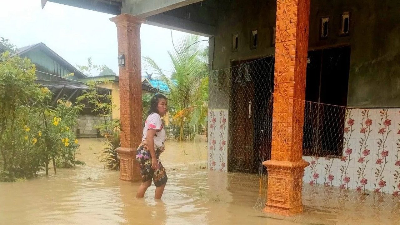 Banjir di Kab. Gunung Mas tanggal 19 Januari 2025