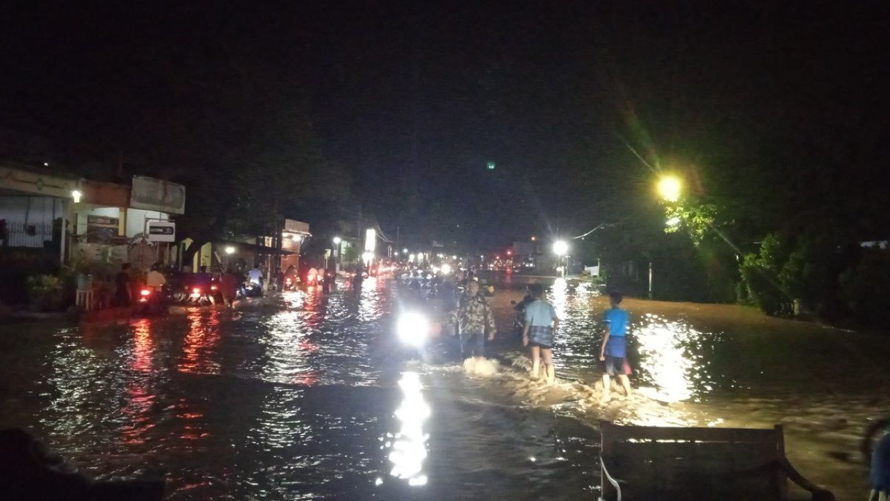 Banjir di Kota Pasuruan tanggal 27 Januari 2025