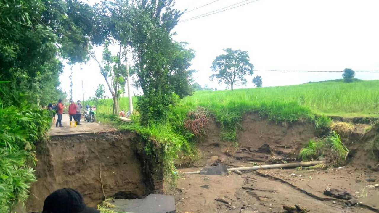 Banjir di Kab. Kediri tanggal 29 Januari 2025