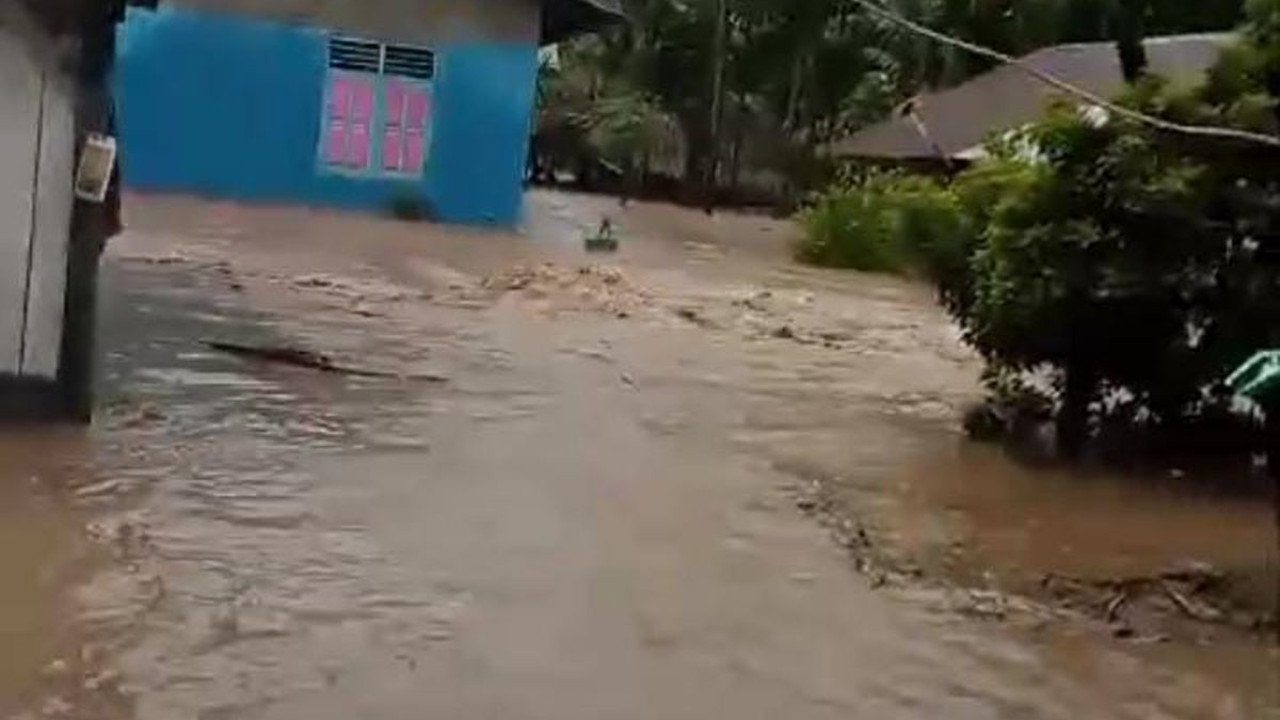 Banjir di Kab. Kupang tanggal 31 Januari 2025