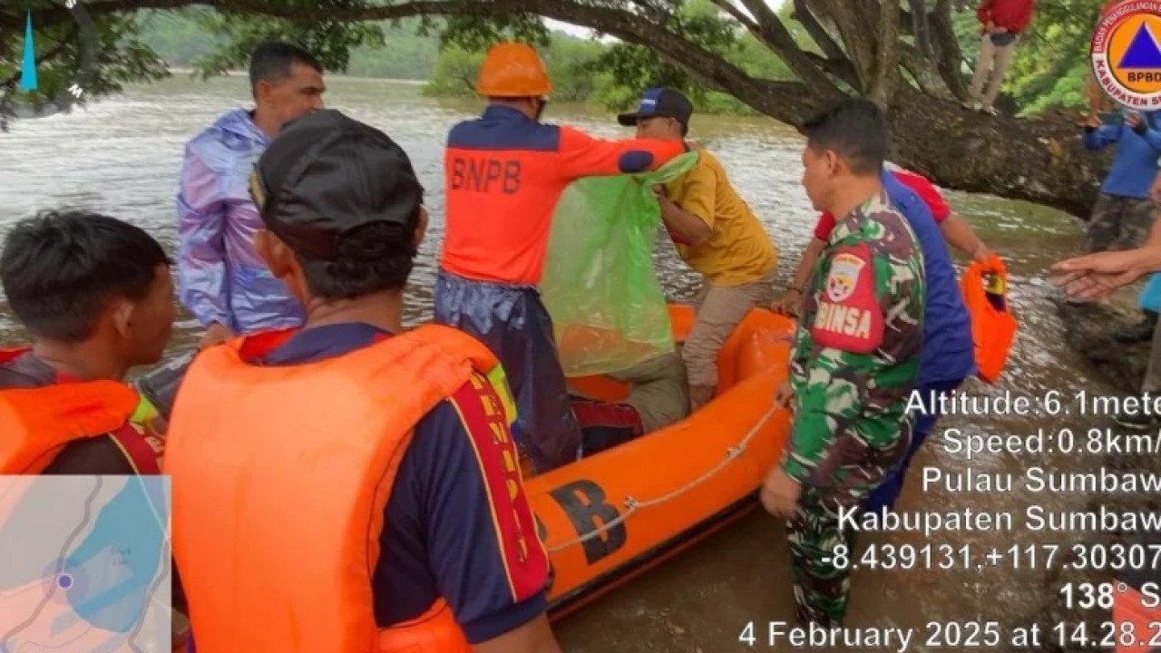Banjir di Kab. Sumbawa tanggal 04 Februari 2025