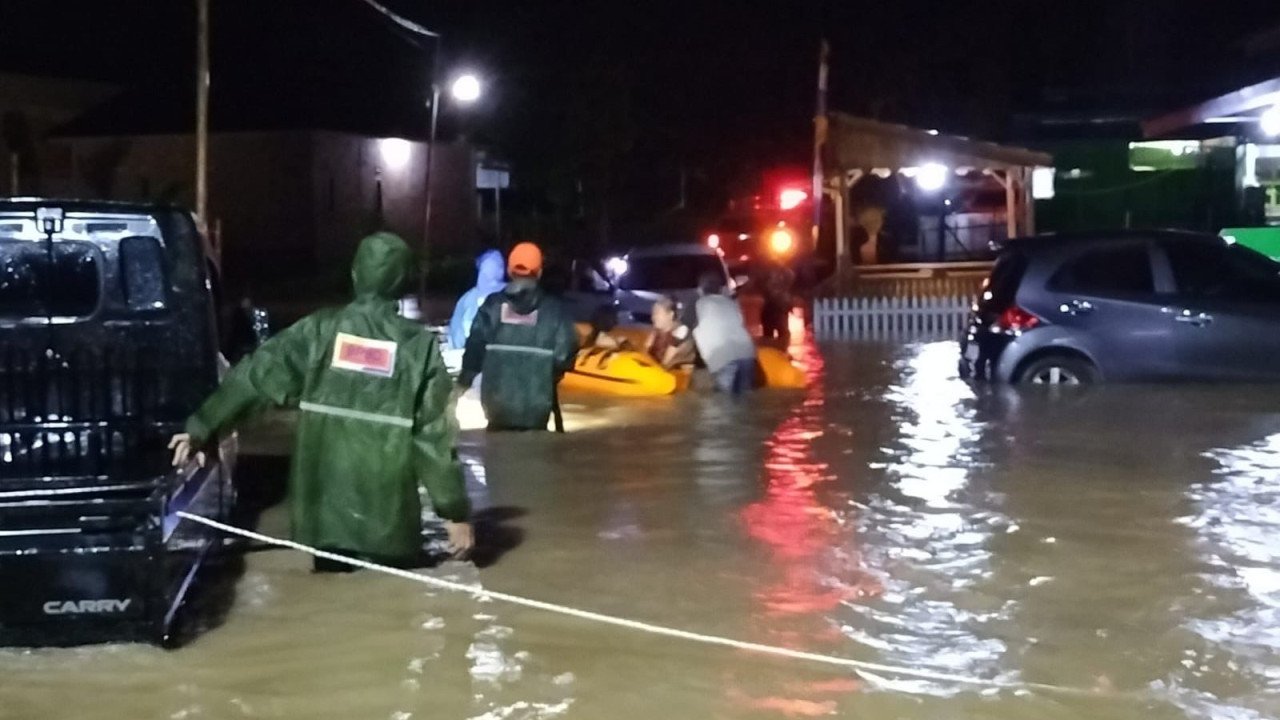 Banjir di Kab. Muara Enim tanggal 15 Februari 2025