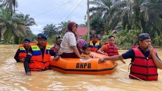 Banjir di Kab. Dharmasraya tanggal 21 Februari 2025