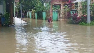 Banjir di Kota Prabumulih tanggal 23 Februari 2025