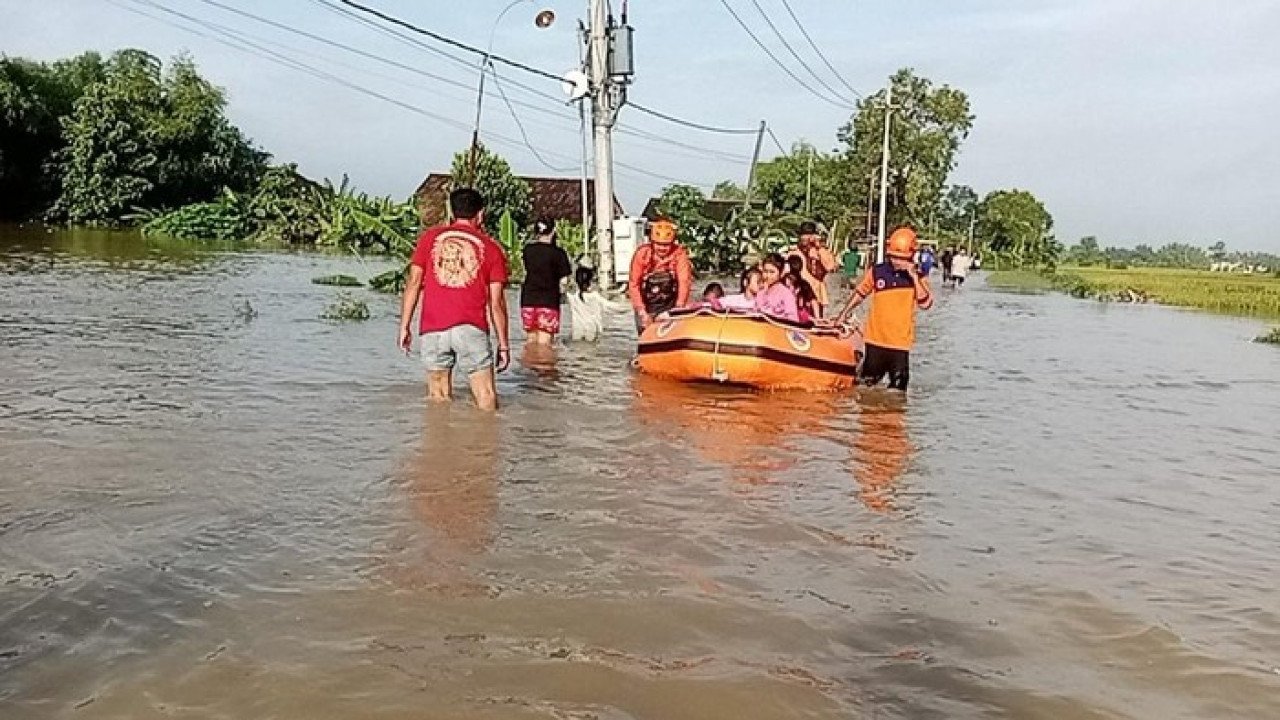 Banjir di Kab. Gresik tanggal 24 Februari 2025