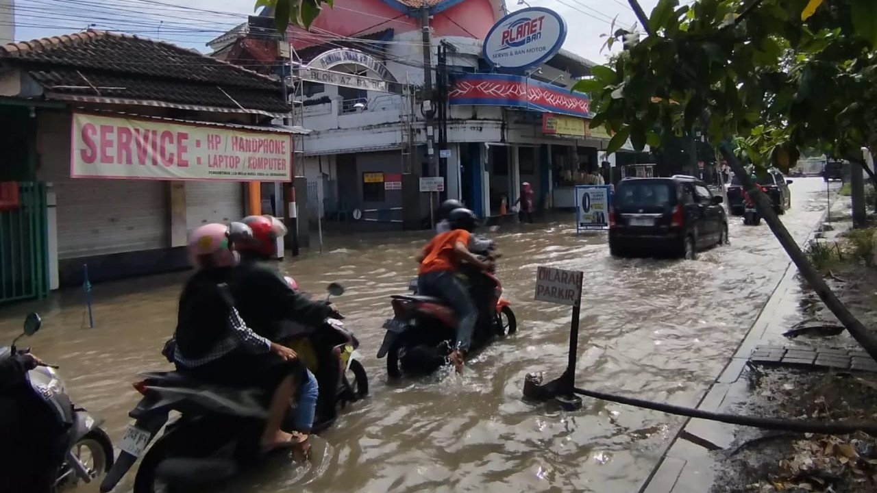 Banjir di Kab. Sidoarjo tanggal 24 Februari 2025
