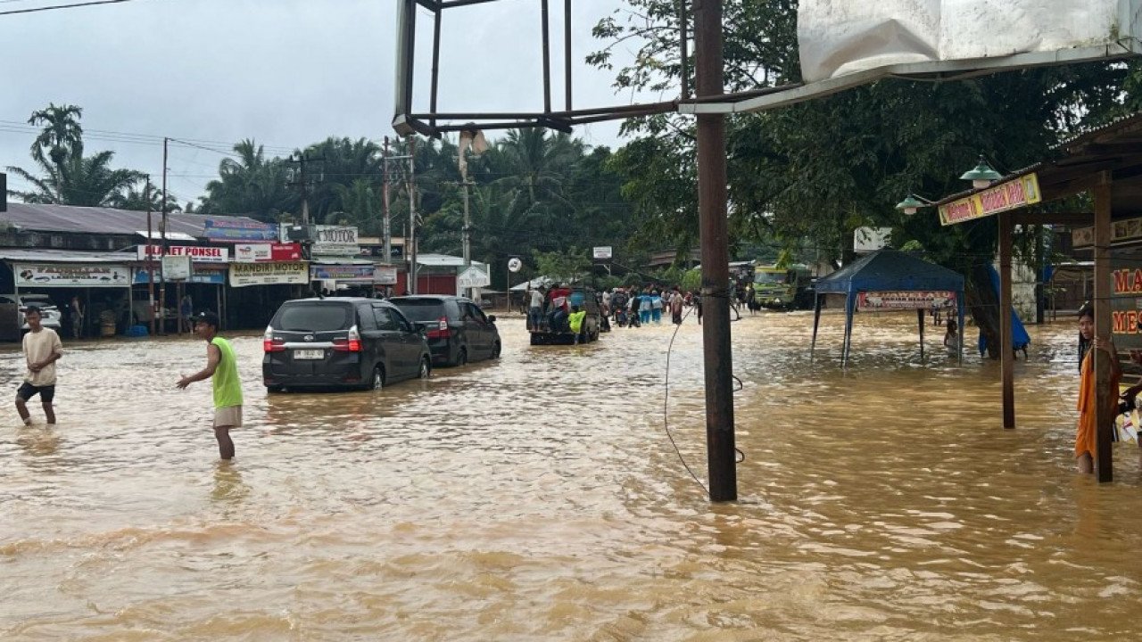 Banjir di Kab. Kampar tanggal 27 Februari 2025