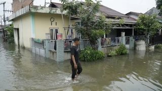 Banjir di Kota Pekanbaru tanggal 27 Februari 2025