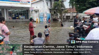 Banjir di Kab. Gresik tanggal 28 Februari 2025