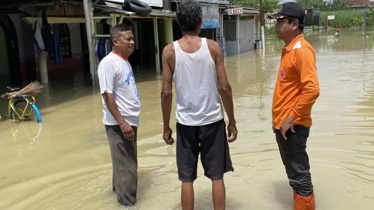 Banjir di Kab. Mojokerto tanggal 28 Februari 2025