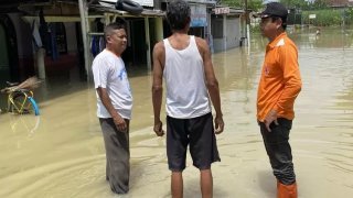 Banjir di Kab. Mojokerto tanggal 28 Februari 2025