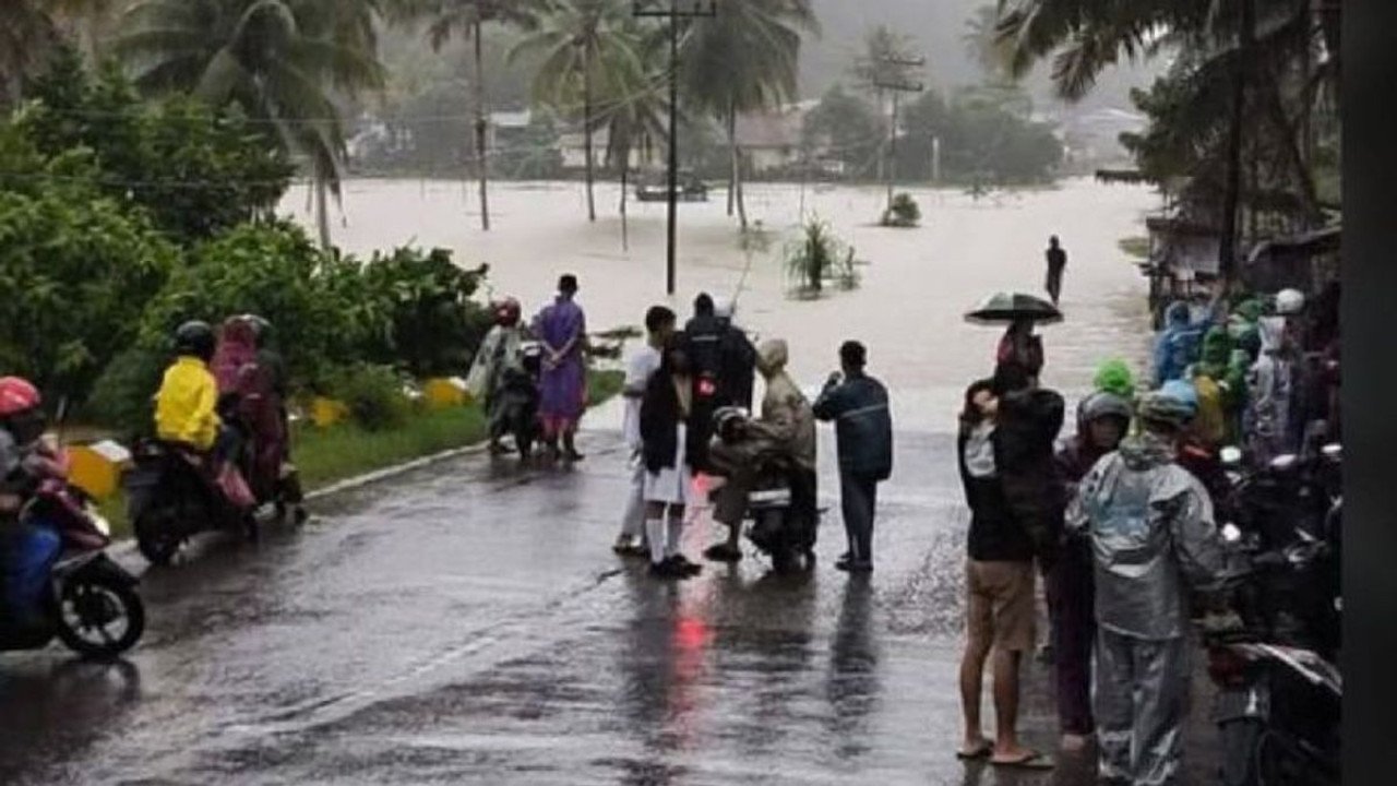 Banjir di Kab. Nias Selatan tanggal 05 Maret 2025