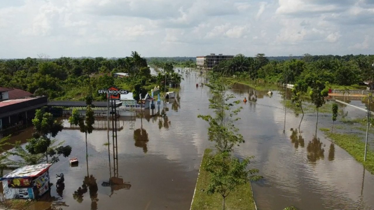 Banjir di Kota Pekanbaru tanggal 05 Maret 2025