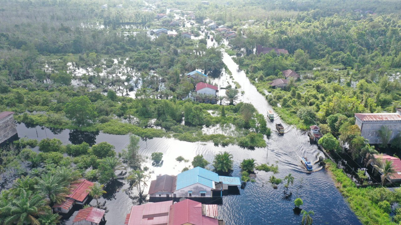 Banjir di Kab. Kubu Raya tanggal 07 Maret 2025