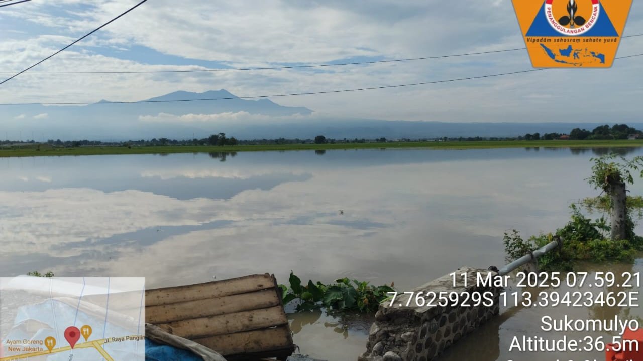 Banjir di Kab. Probolinggo tanggal 10 Maret 2025