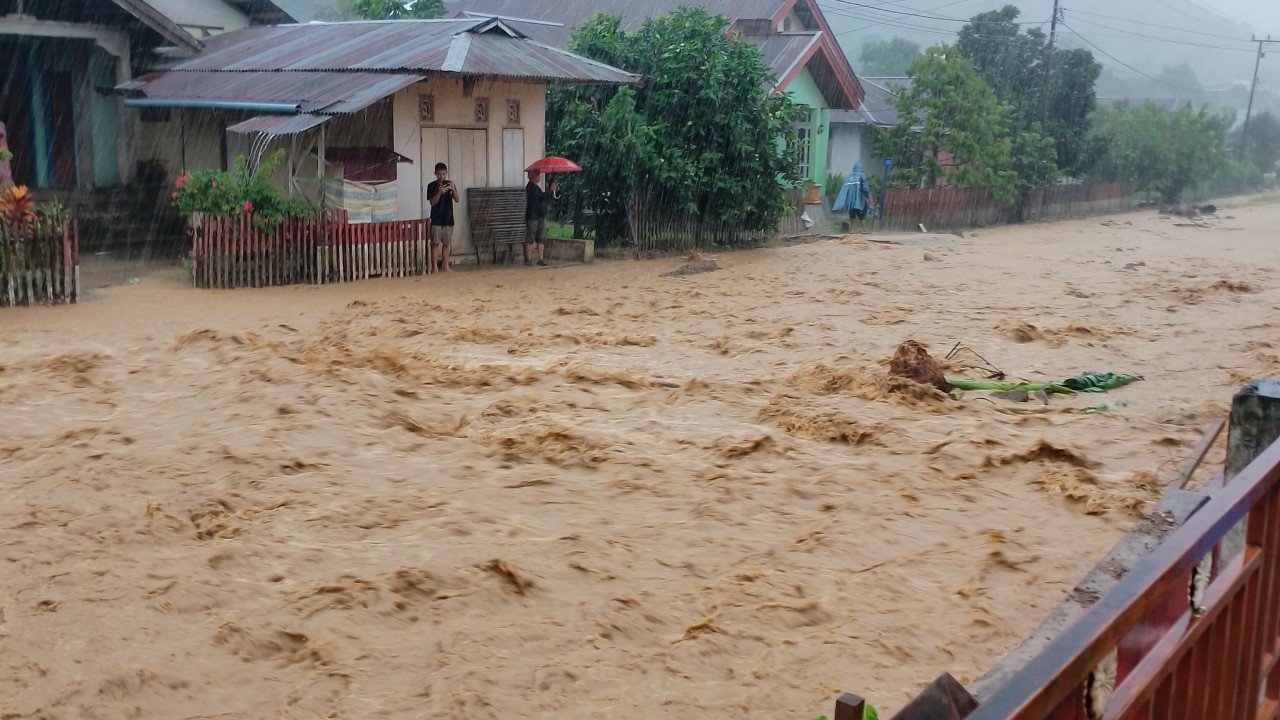 Banjir di Kab. Donggala tanggal 17 Maret 2025