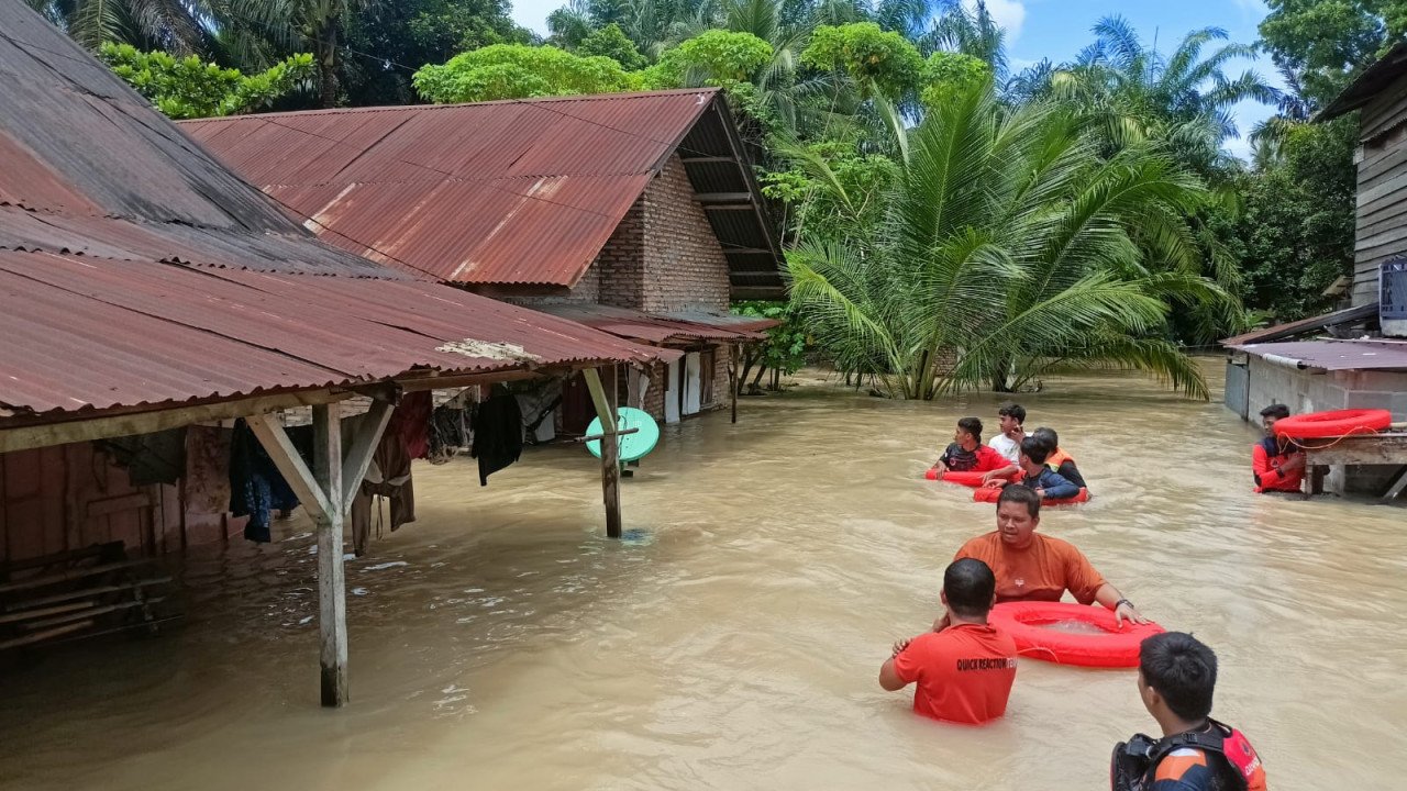 Banjir di Kab. Labuhanbatu tanggal 20 April 2025