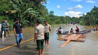 Banjir di Kab. Sanggau tanggal 21 April 2025