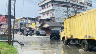 Banjir di Kota Pangkal Pinang tanggal 21 April 2025