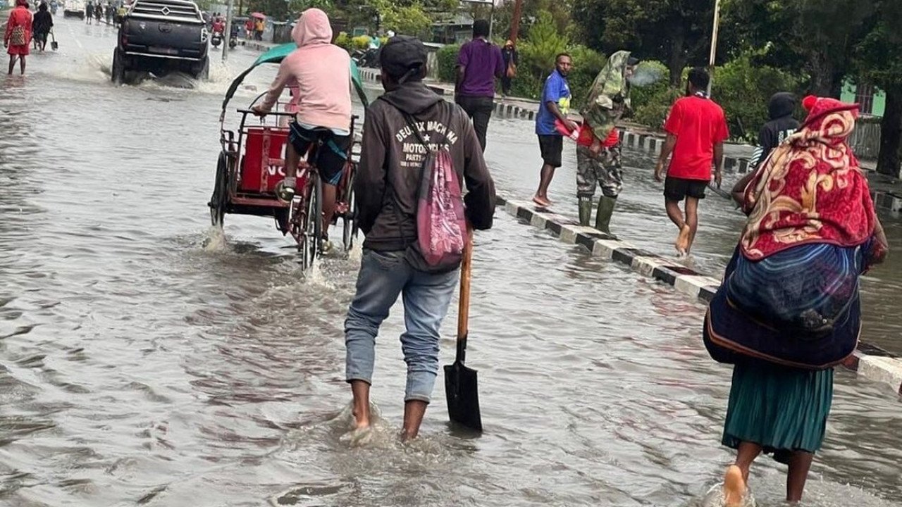 Banjir di Kab. Jayawijaya tanggal 25 April 2025
