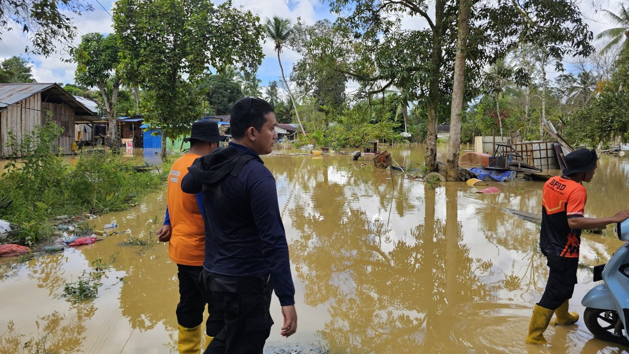 Banjir di Kab. Penajam Paser Utara tanggal 17 Mei 2025