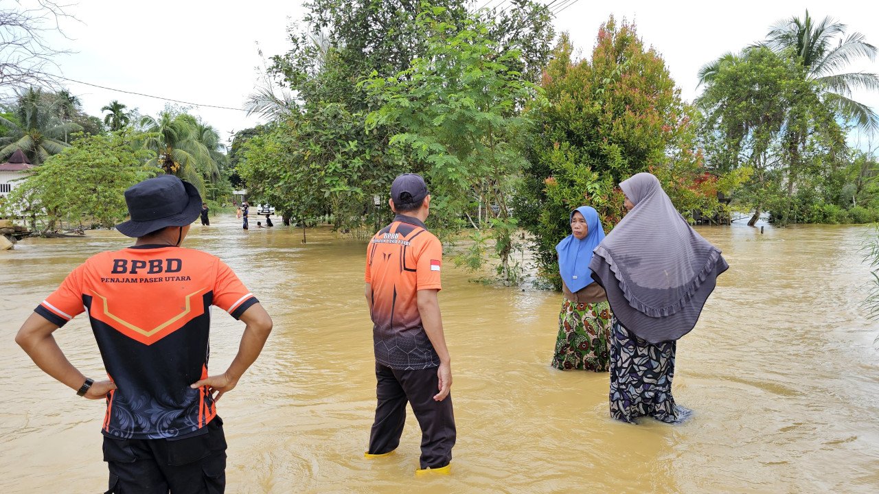 Banjir di Kab. Penajam Paser Utara tanggal 17 Mei 2025