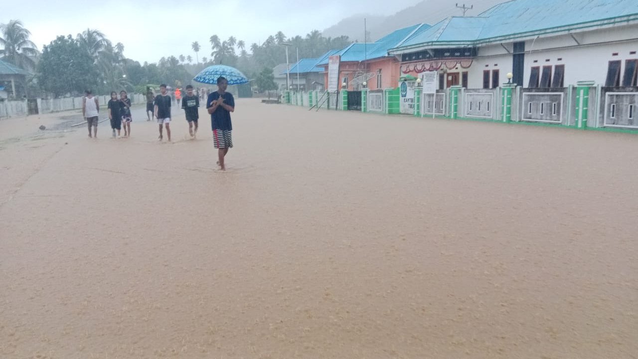 Banjir di Kab. Halmahera Selatan tanggal 18 Mei 2025
