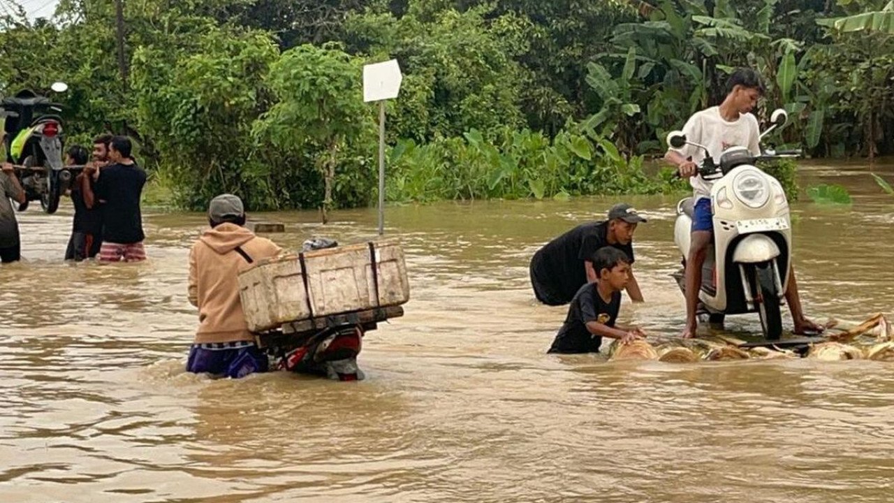 Banjir di Kab. Pandeglang tanggal 26 Mei 2025