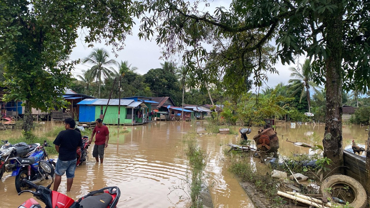 Banjir di Kab. Penajam Paser Utara tanggal 27 Mei 2025