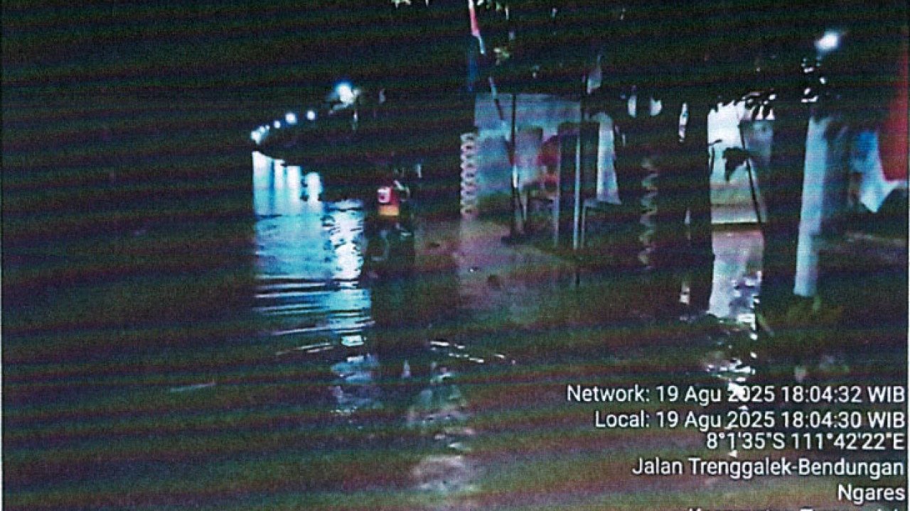 Banjir 19 Sep 2025 di Sungai Temon Desa Ngares Trenggalek