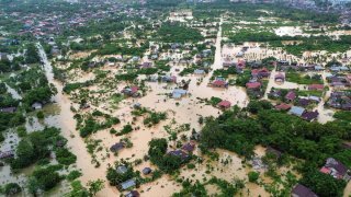 Banjir di Kota Padang tanggal 24 November 2025