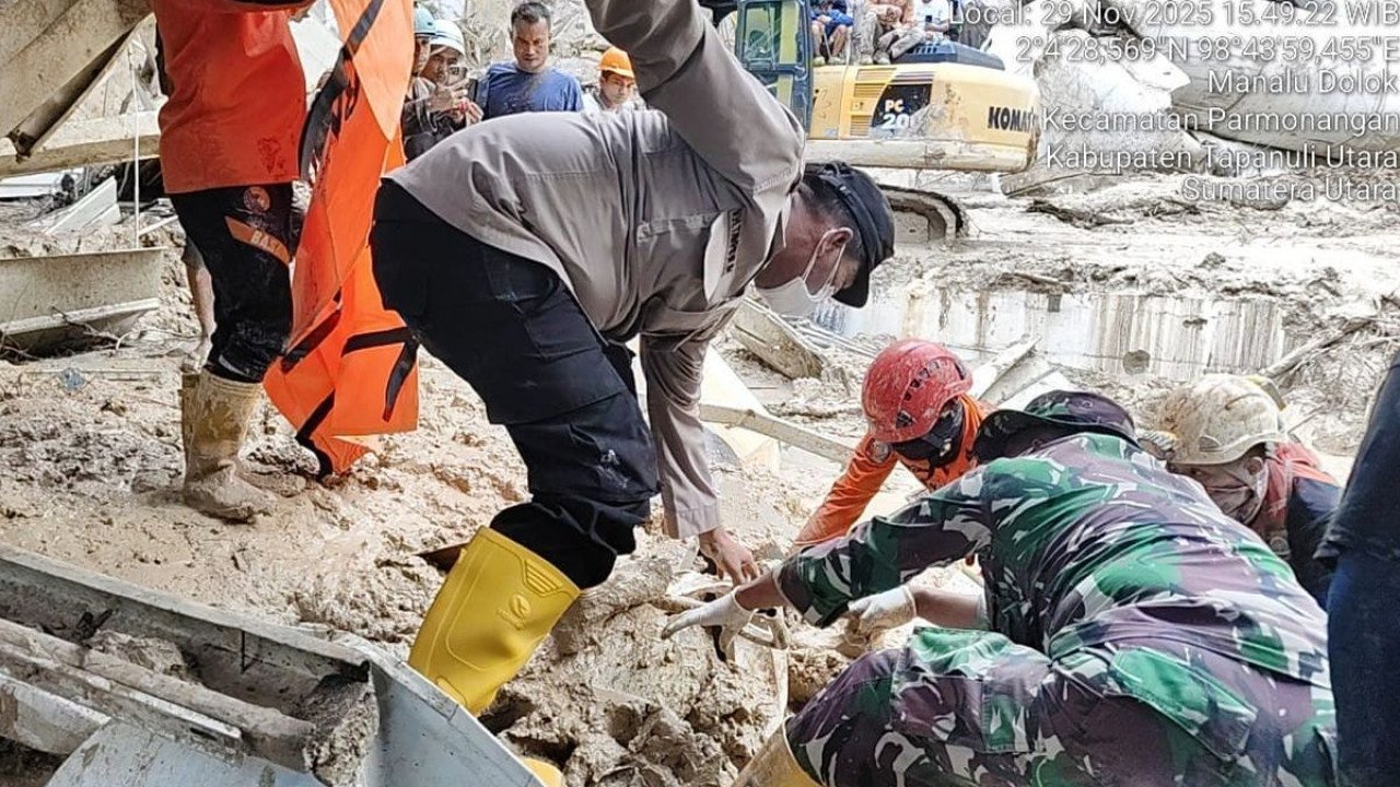 Banjir di Kab. Tapanuli Utara tanggal 25 November 2025
